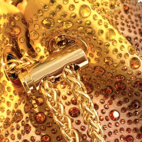 ๐๏ธDazzling Evening Party Cocktail Rhinestones Crystals Colorful Bucket  Bag - Picture 10 of 16